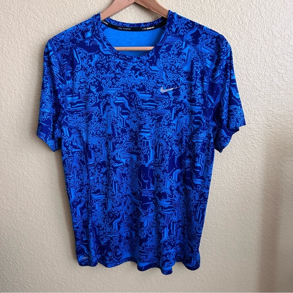 Nike Dri-Fit Running Miler Short Sleeve Tee - Picture 2 of 5